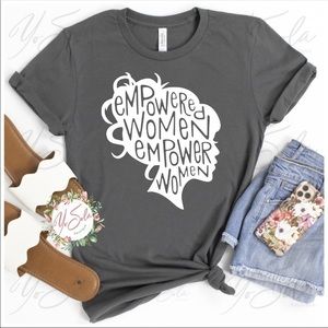 Empowered Women - Asphalt Grey T-shirt, Graphic